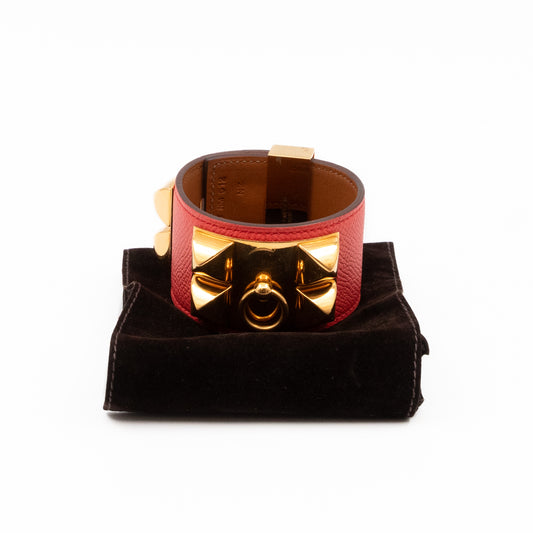 Collier de Chien Coral & Gold Bracelet