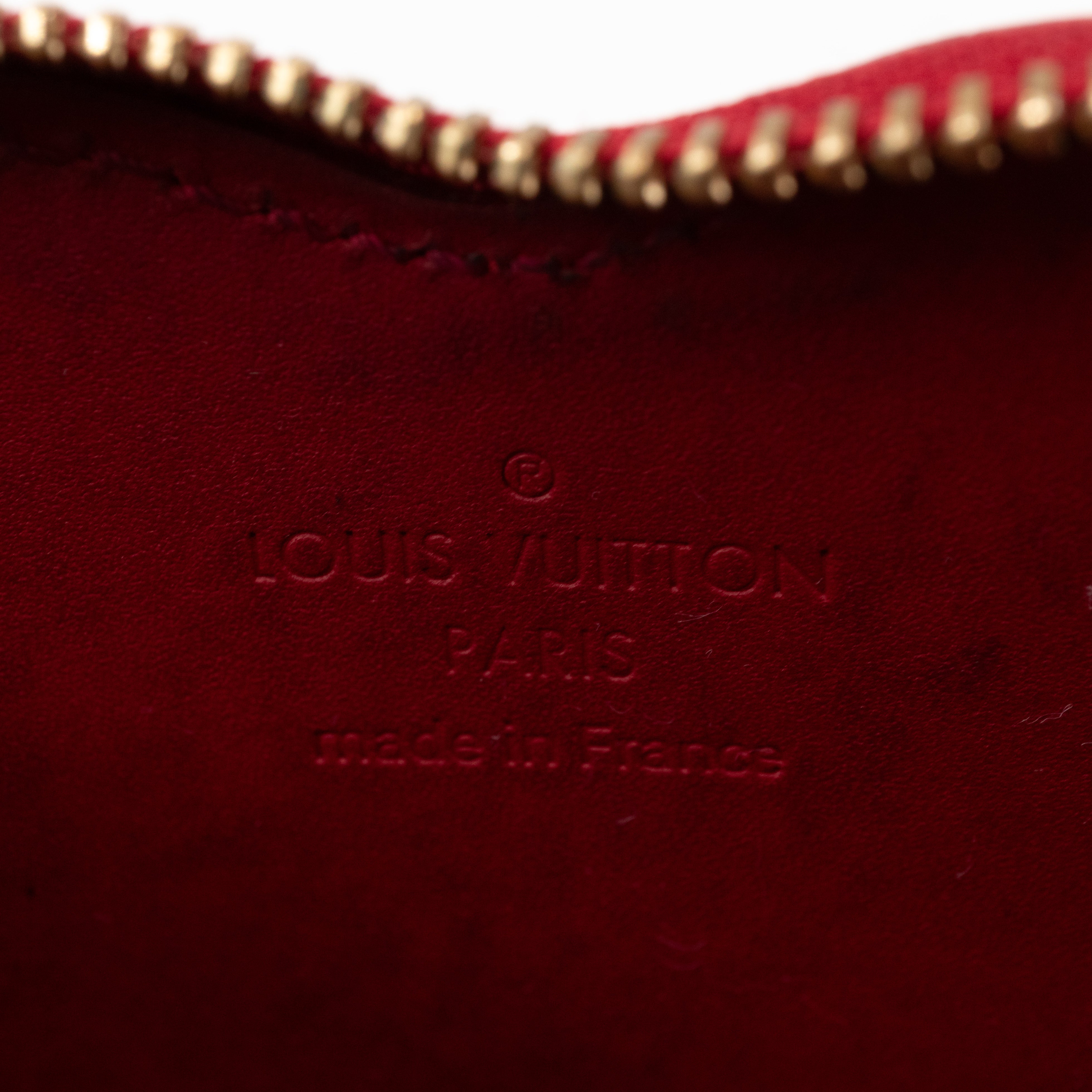 Heart Coin Purse Vernis Pomme d'Amour