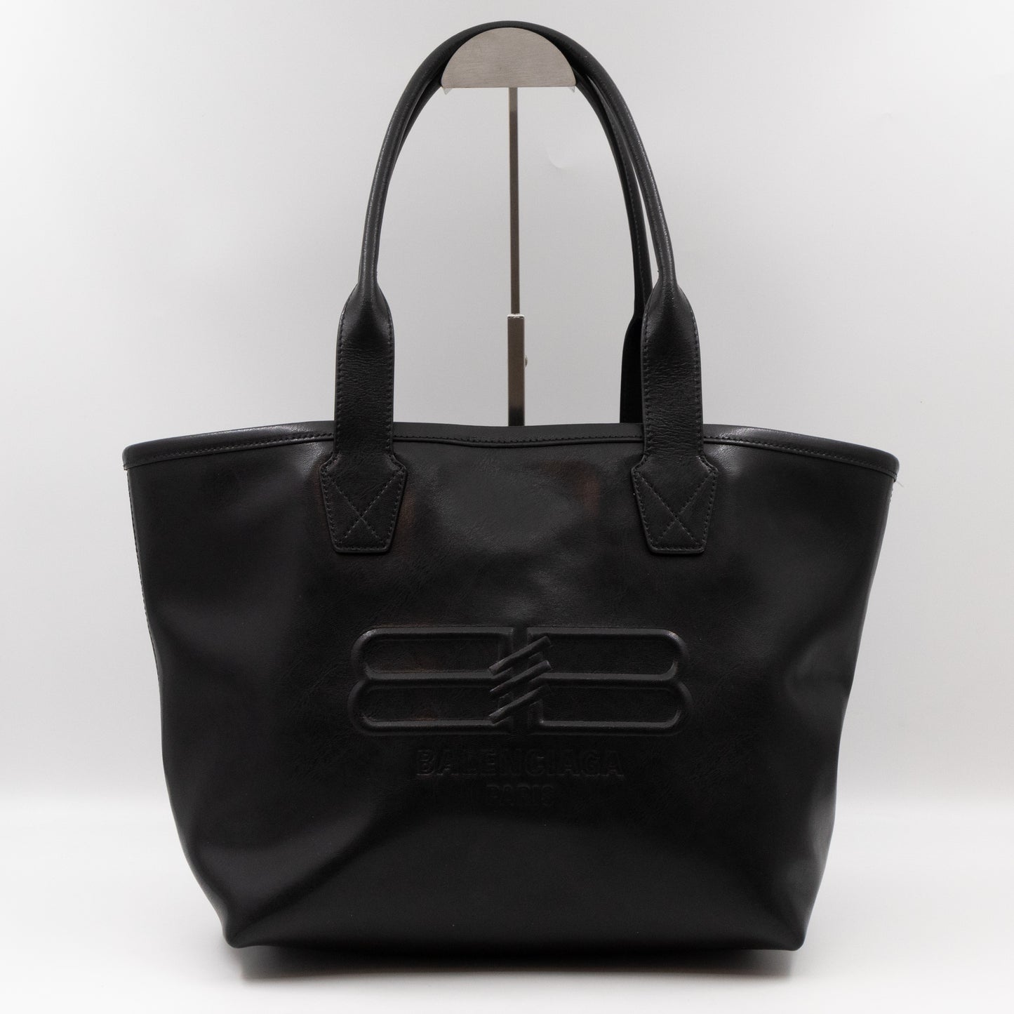 BB Icon Tote Black Leather