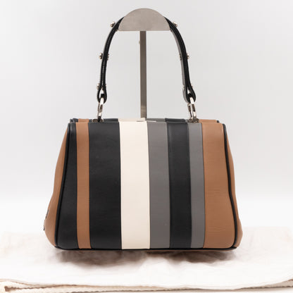 Baiadera Frame Bag Brown & Black Leather