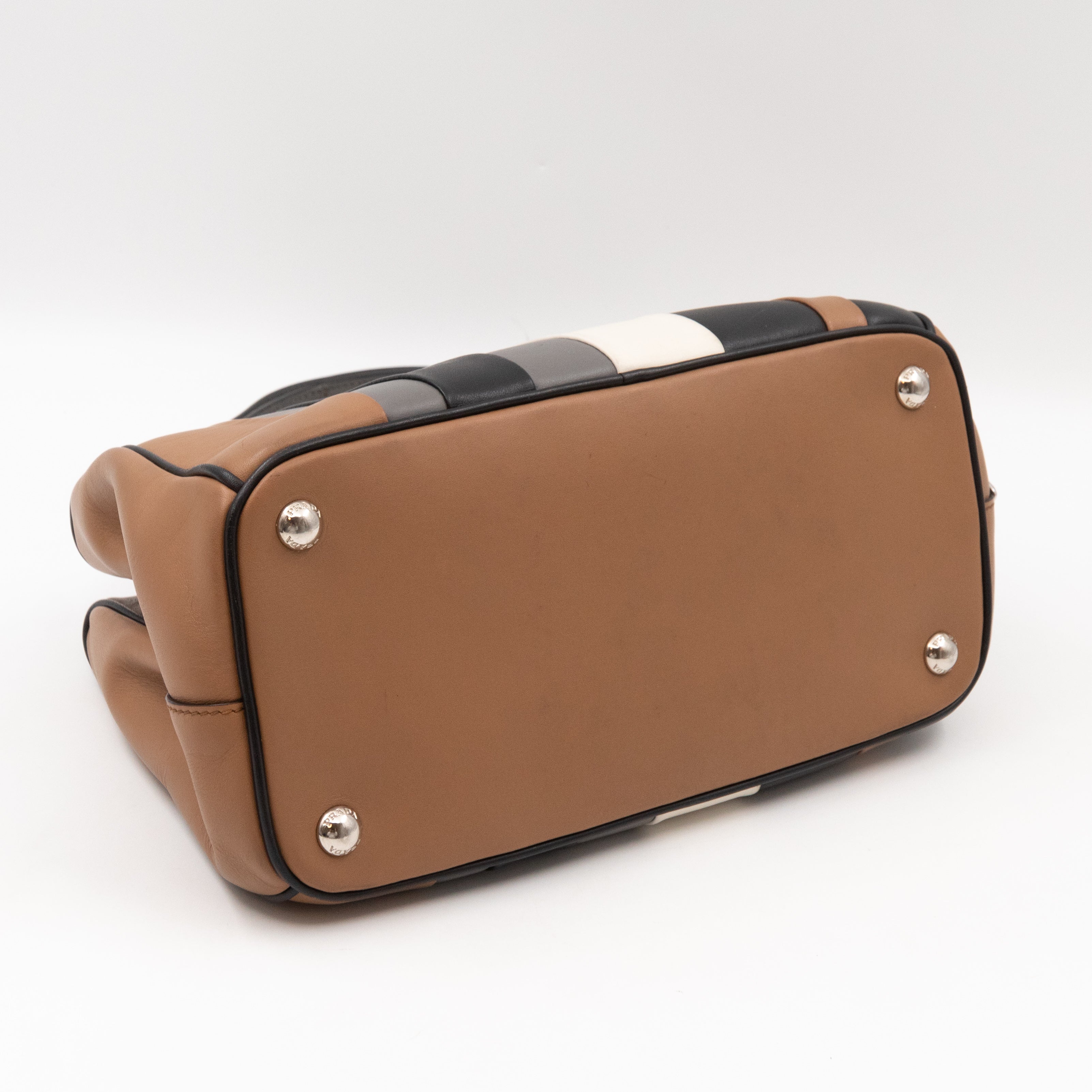 Baiadera Frame Bag Brown & Black Leather
