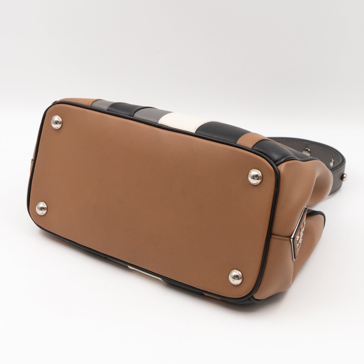 Baiadera Frame Bag Brown & Black Leather