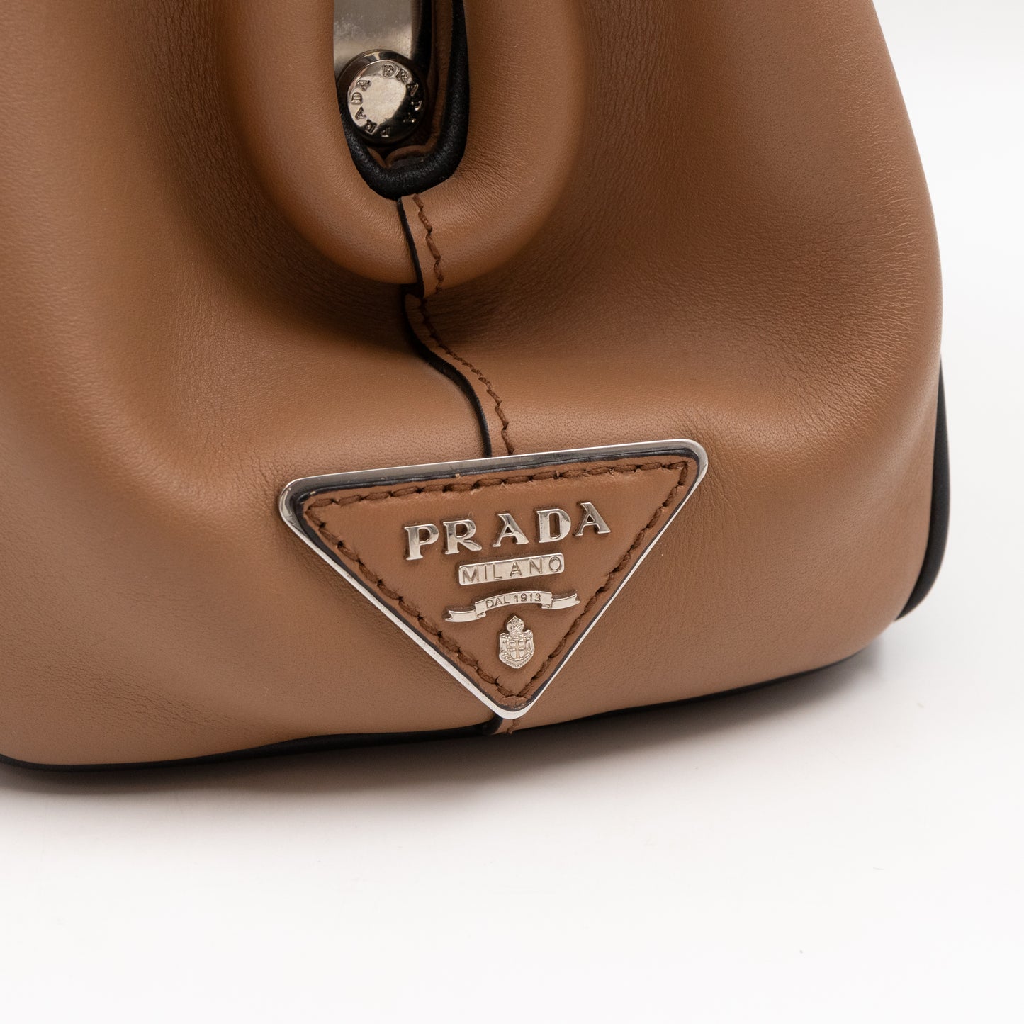 Baiadera Frame Bag Brown & Black Leather