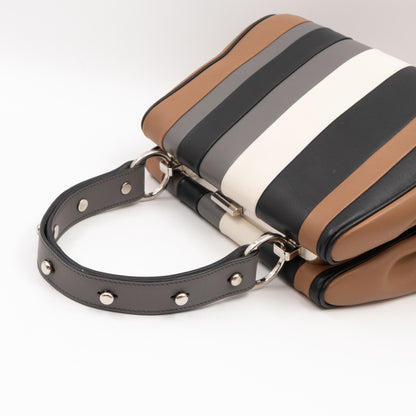 Baiadera Frame Bag Brown & Black Leather