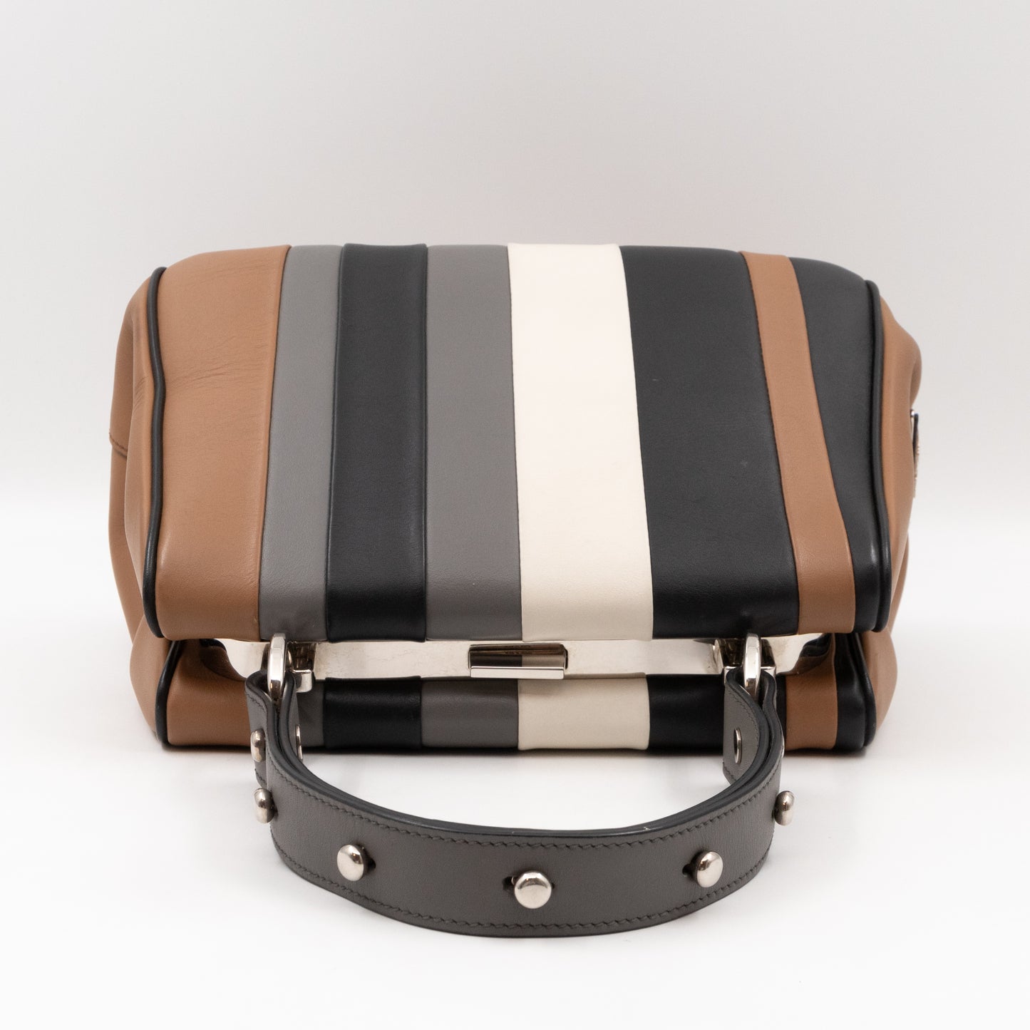 Baiadera Frame Bag Brown & Black Leather