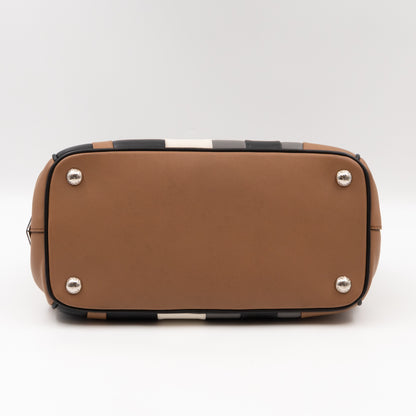 Baiadera Frame Bag Brown & Black Leather