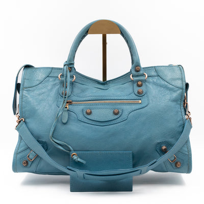 Classic City Light Blue Leather