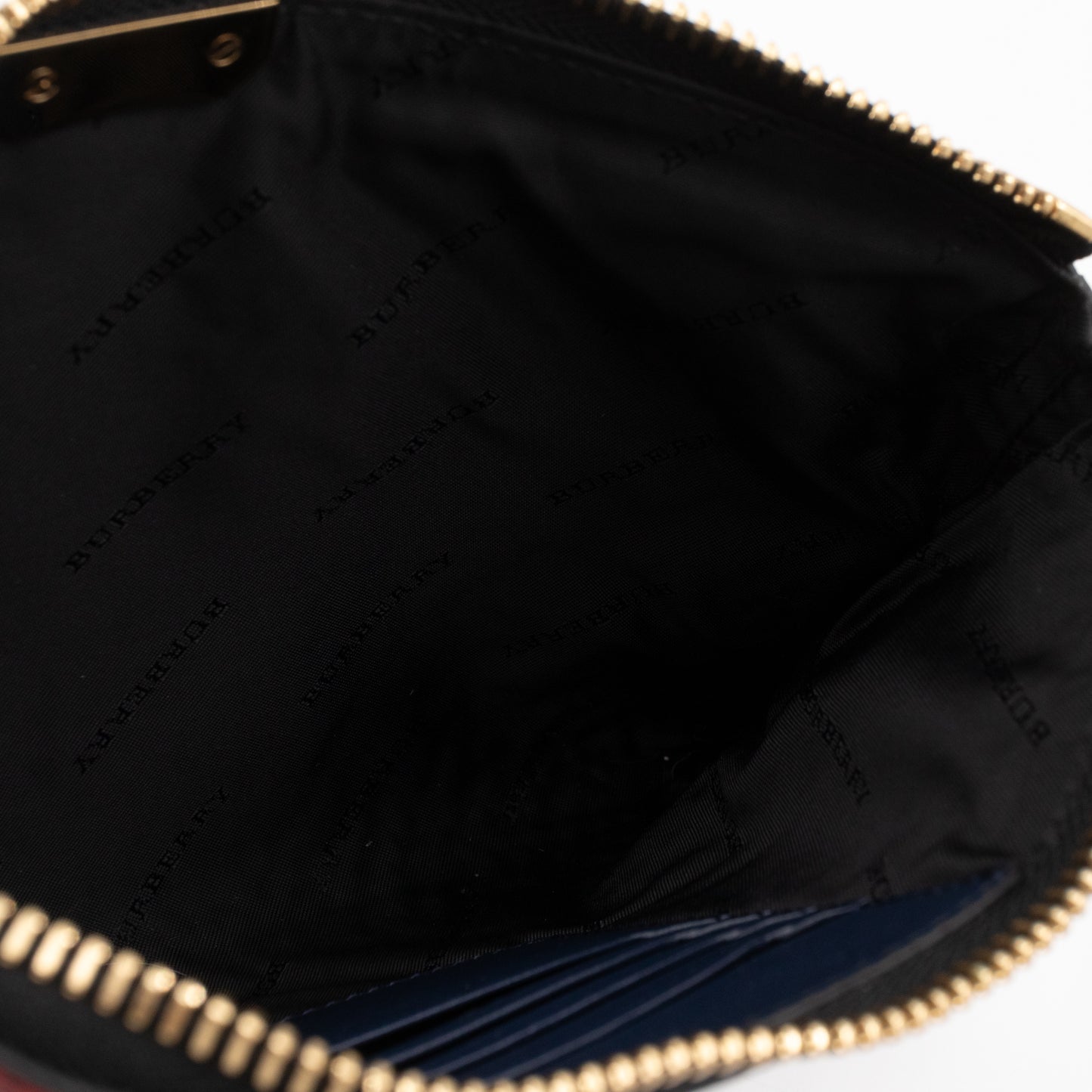 Crossbody Bag Blue Grained Leather