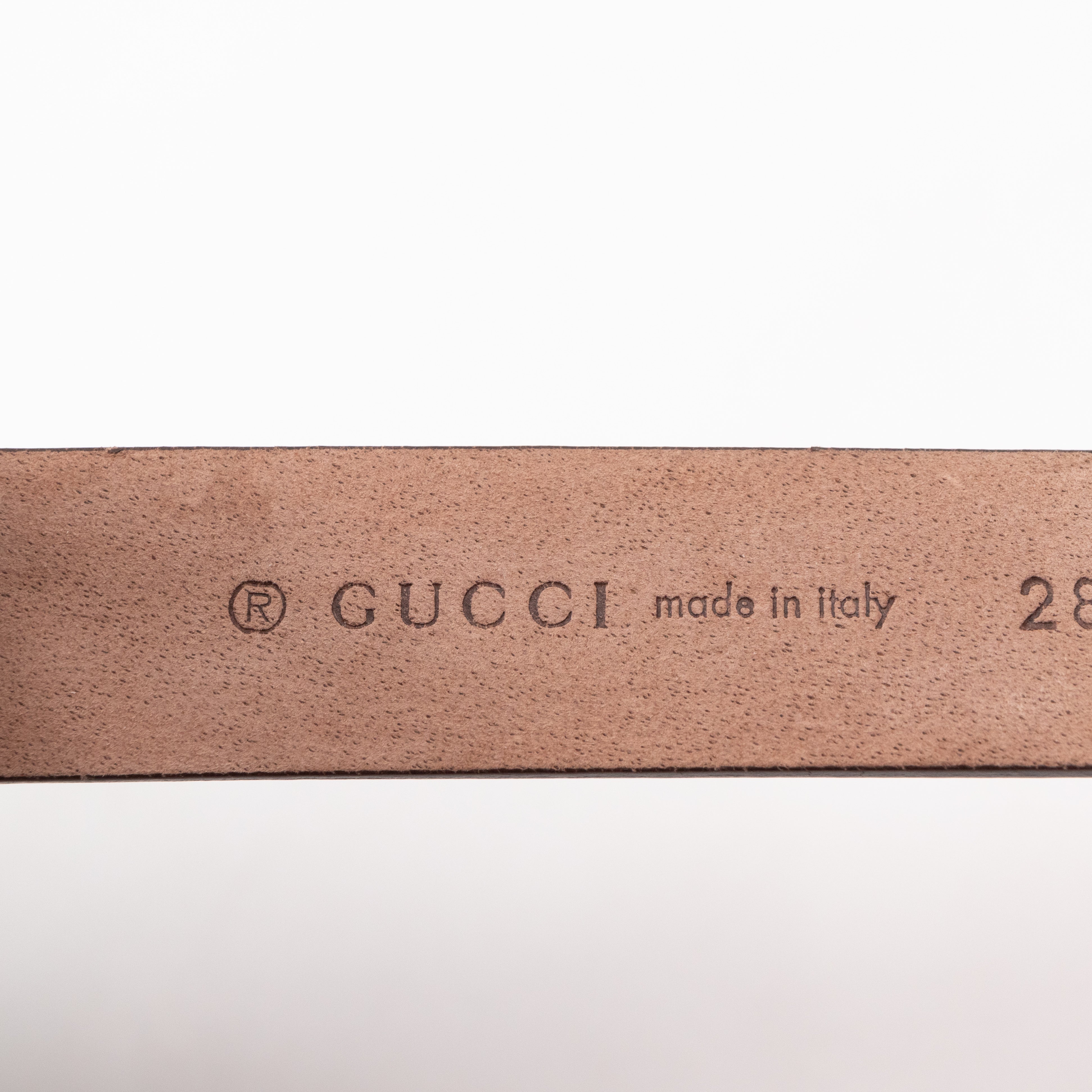 Horsebit Buckle Skinny Belt Rosy Pink Leather 85/34