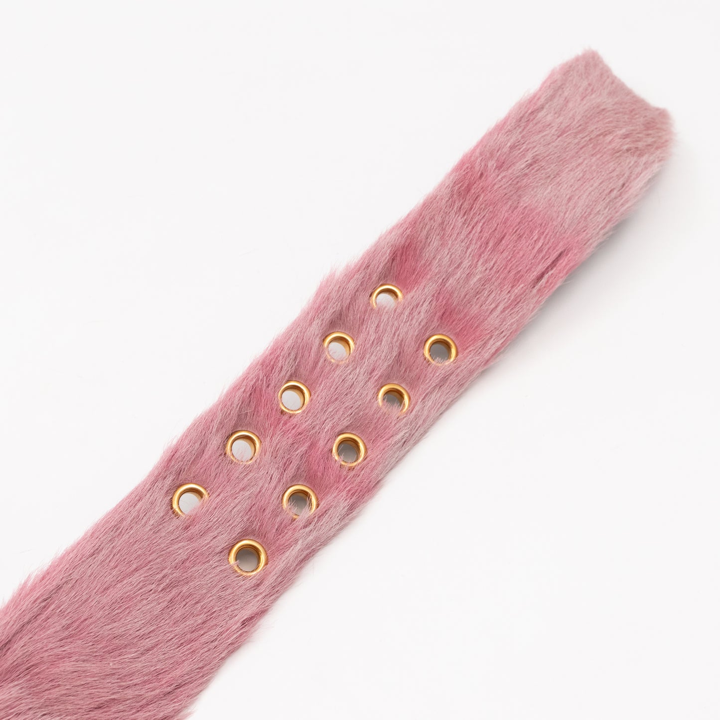 Runway Wide Pink Fur Belt 85/34