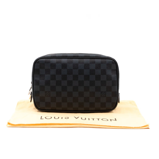 Toilet Pouch GM Damier Cobalt