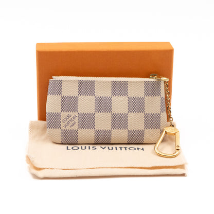 Louis Vuitton Key Pouch Damier Azur – Queen Station