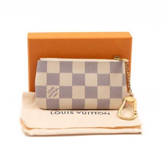 Key Pouch Damier Azur