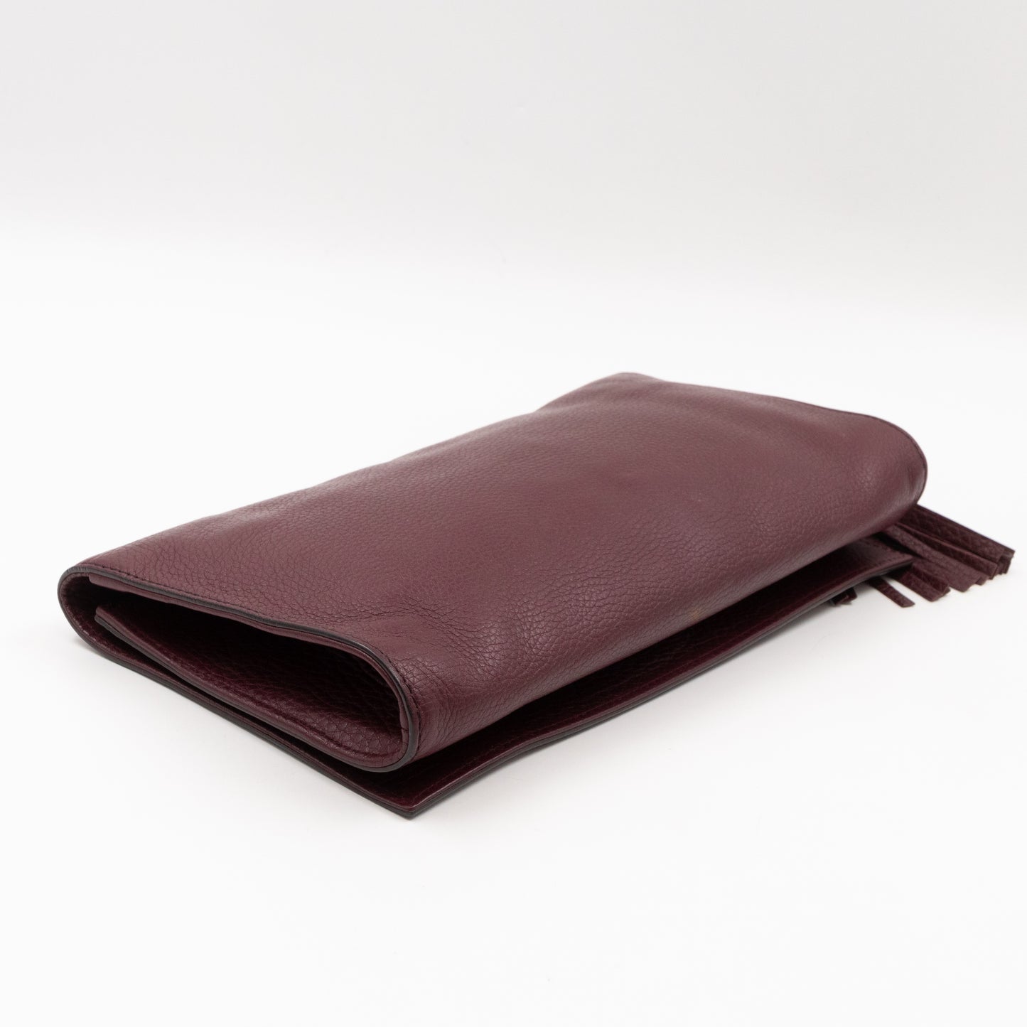 Soho Clutch Burgundy Leather