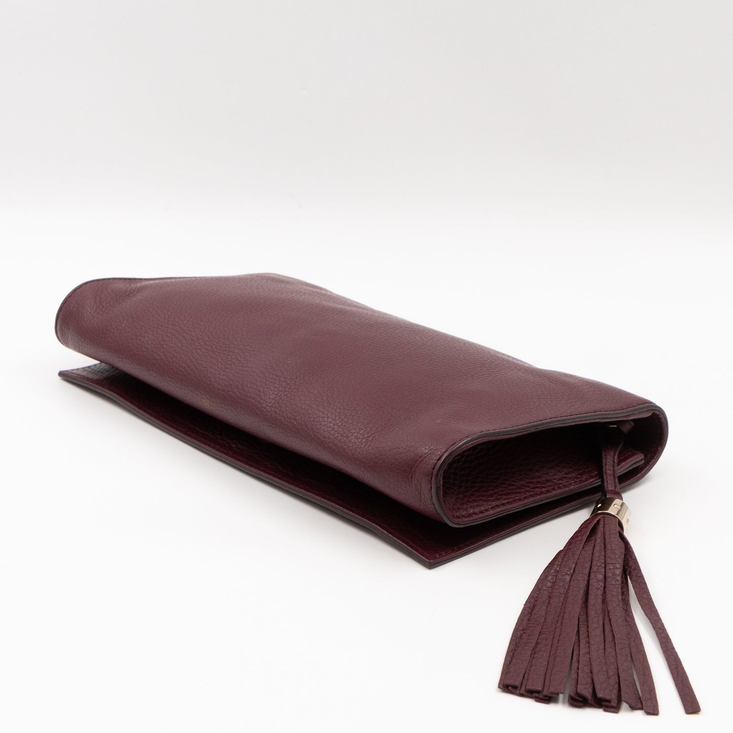 Soho Clutch Burgundy Leather