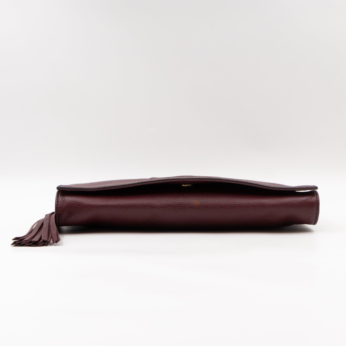 Soho Clutch Burgundy Leather