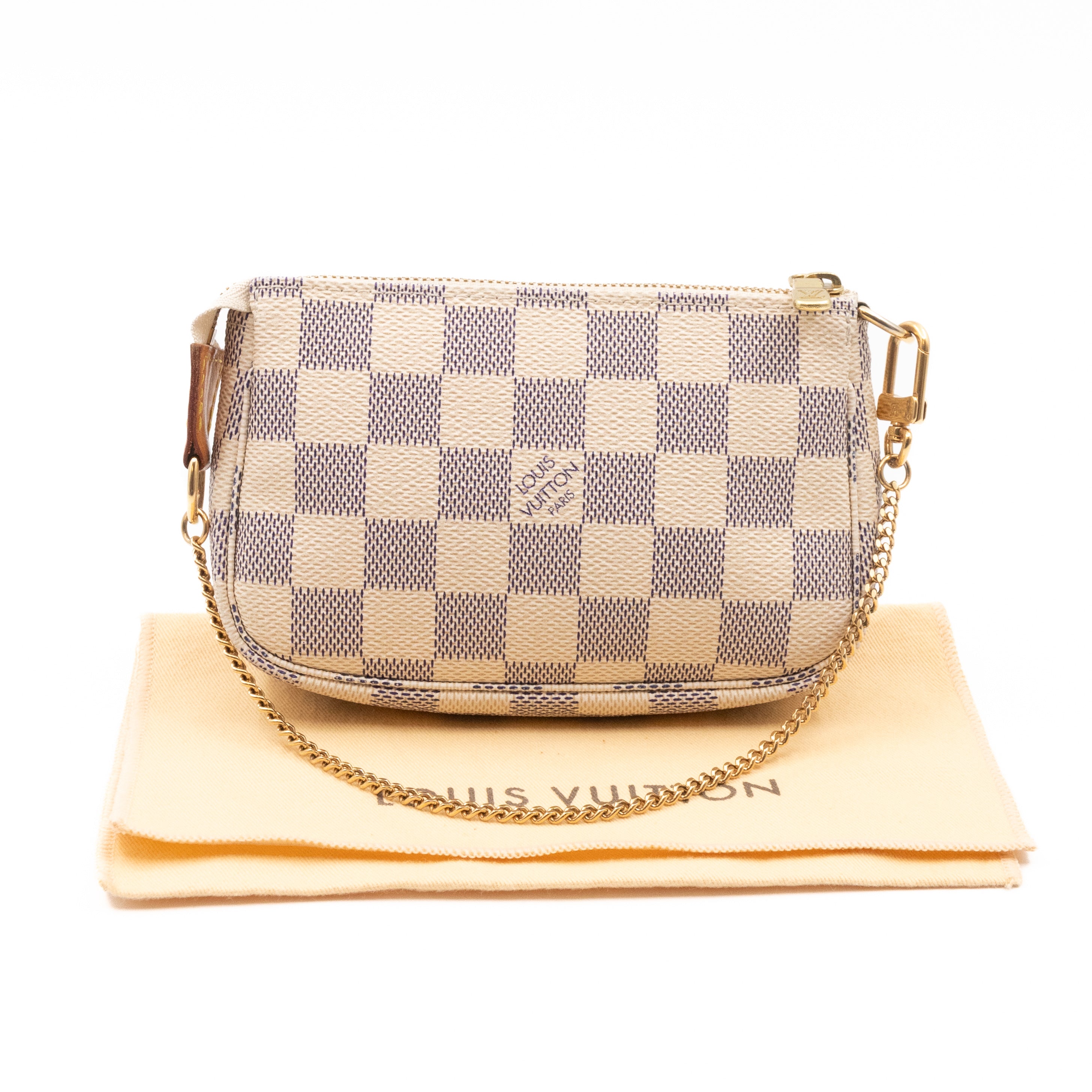 Mini Pochette Accessoires Damier Azur