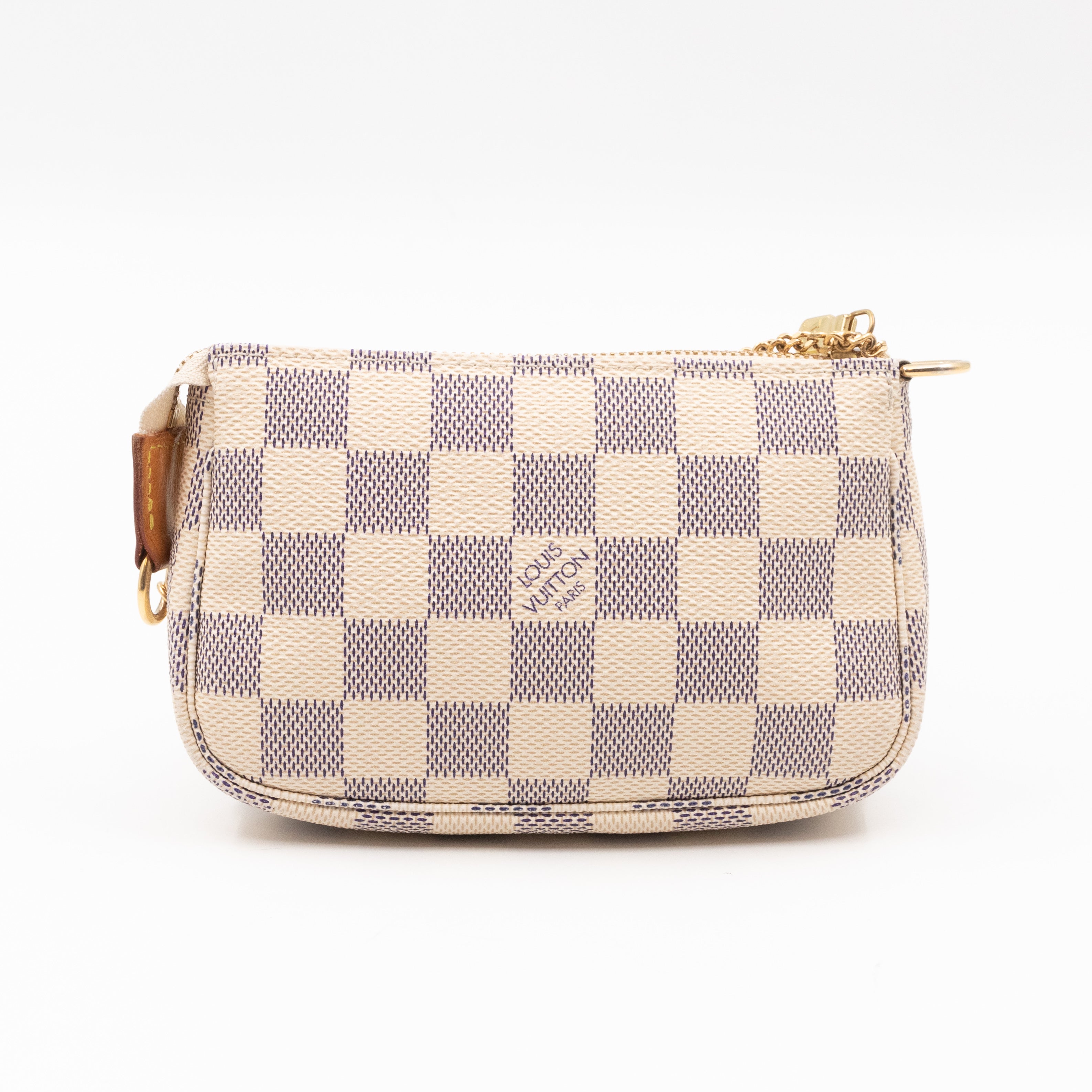 Mini Pochette Accessoires Damier Azur