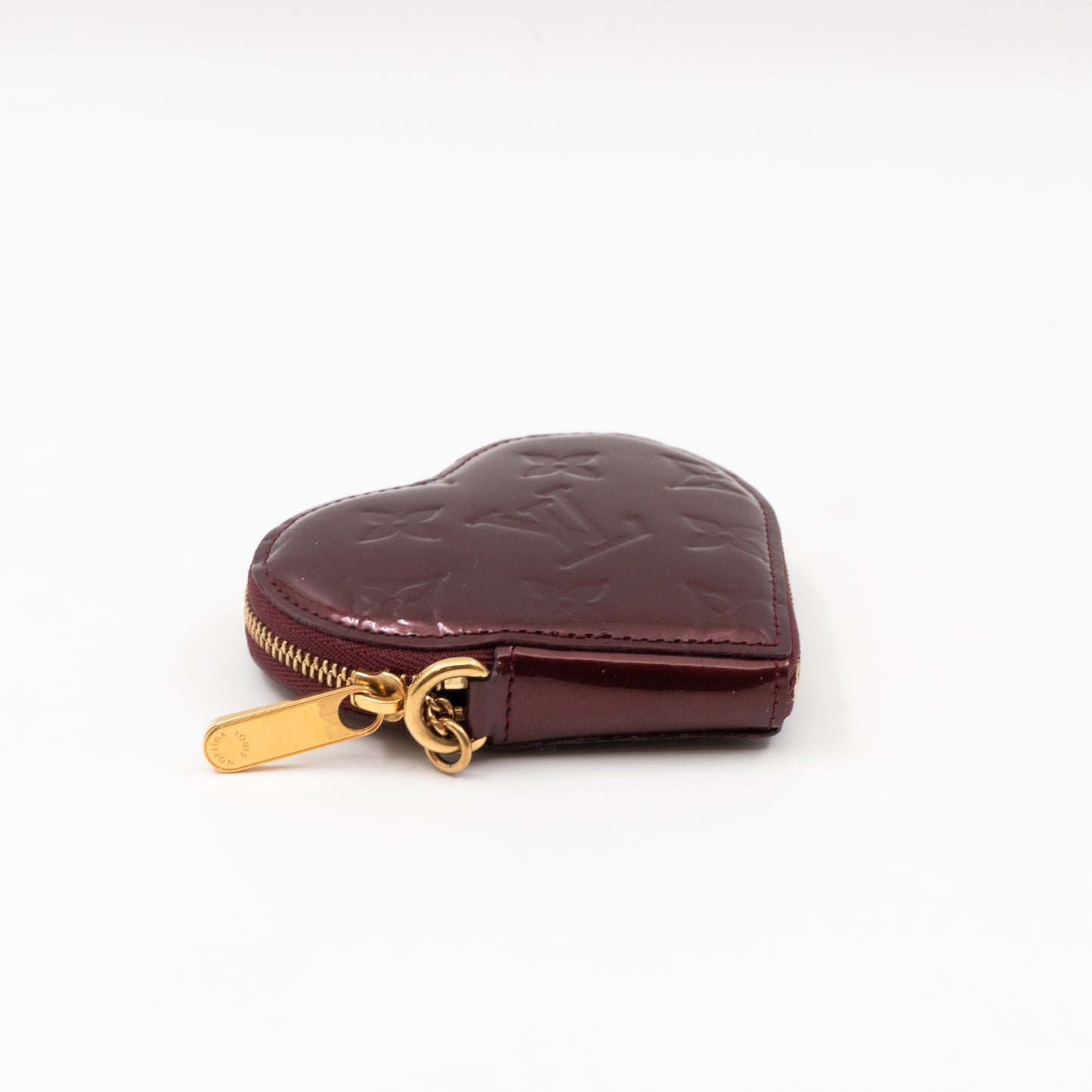 Heart Coin Purse Vernis Rouge Fauviste