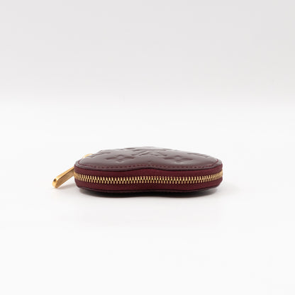 Heart Coin Purse Vernis Rouge Fauviste