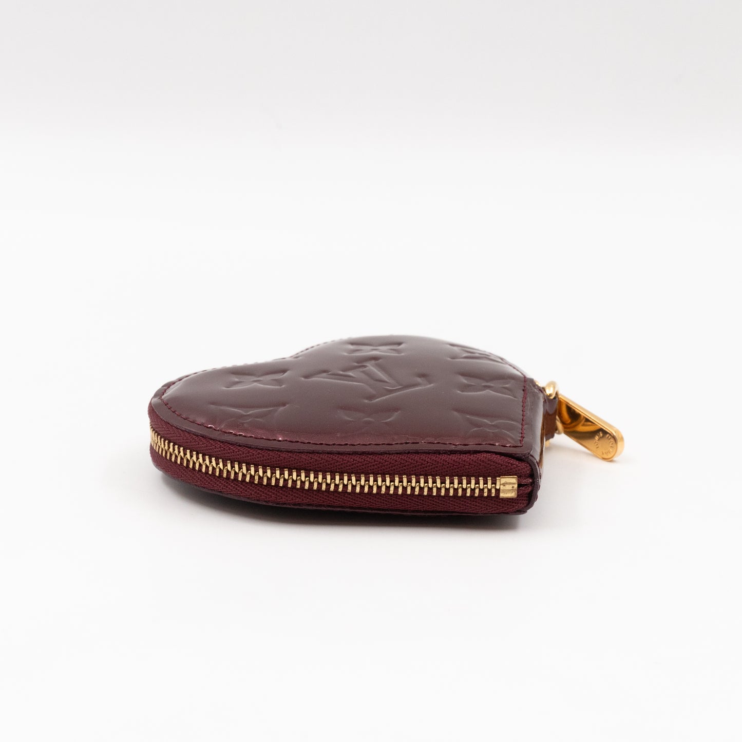 Heart Coin Purse Vernis Rouge Fauviste