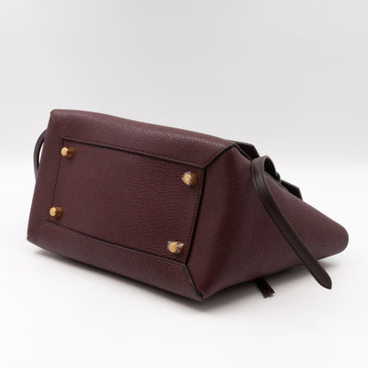 Mini Belt Bag Burgundy Leather