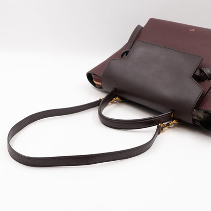 Mini Belt Bag Burgundy Leather