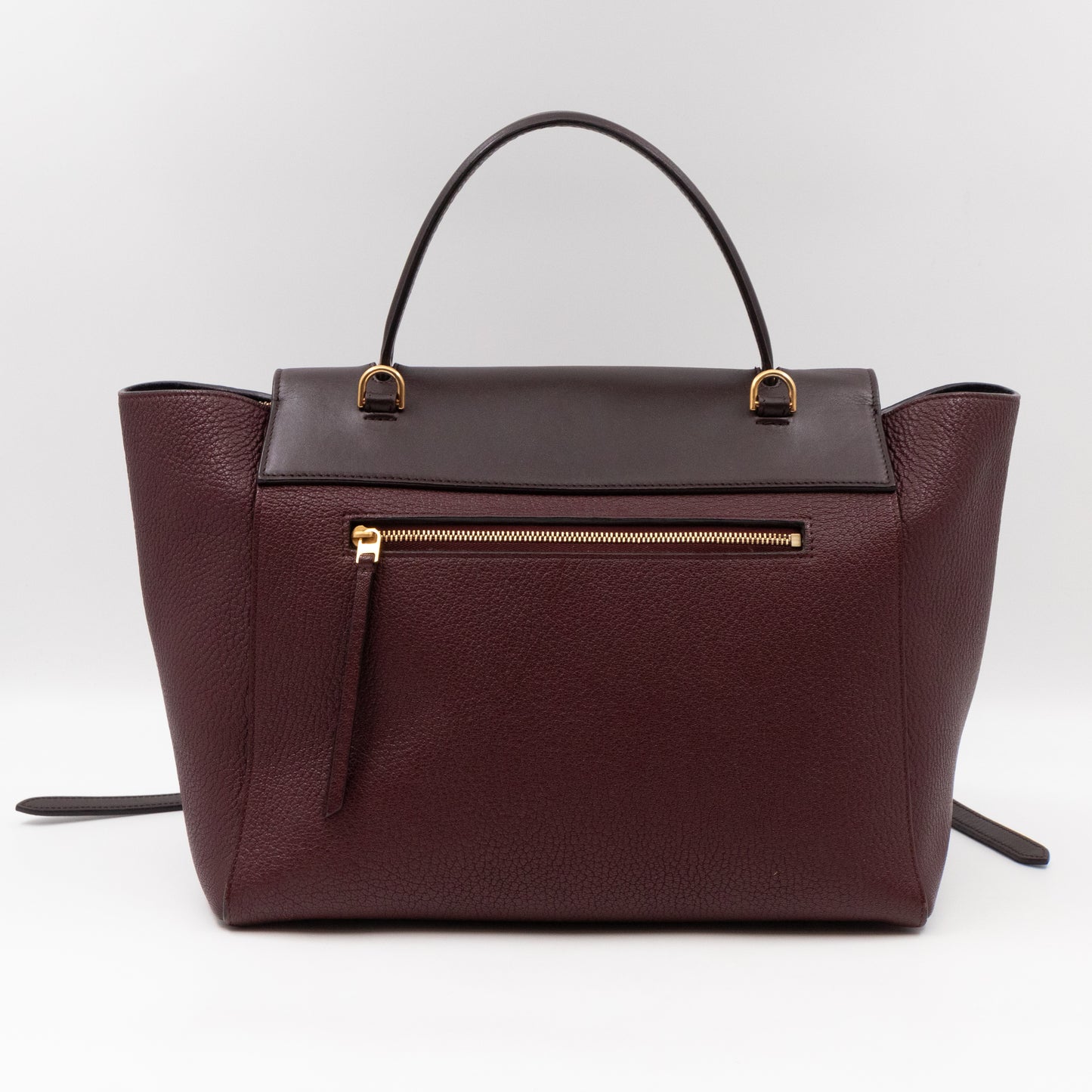 Mini Belt Bag Burgundy Leather