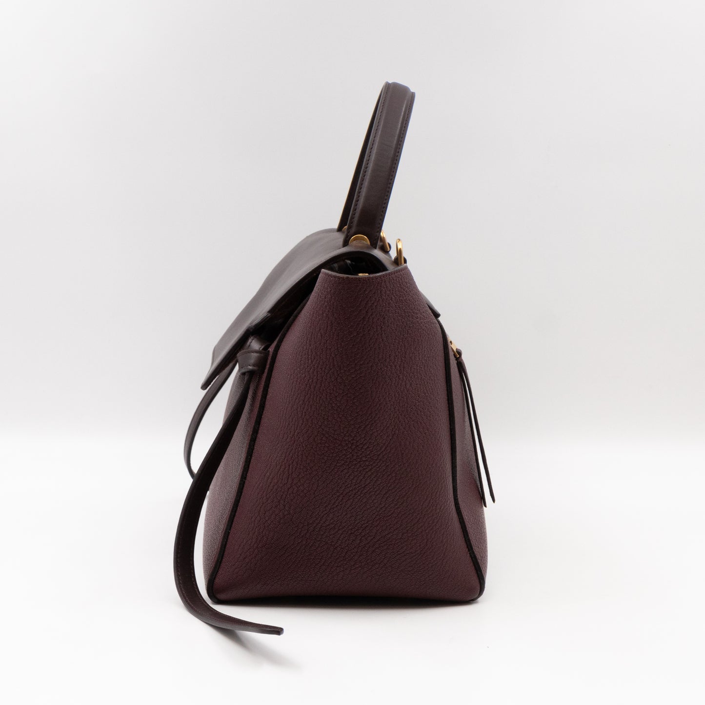 Mini Belt Bag Burgundy Leather