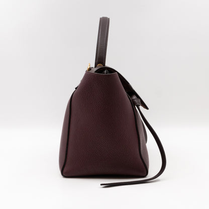 Mini Belt Bag Burgundy Leather