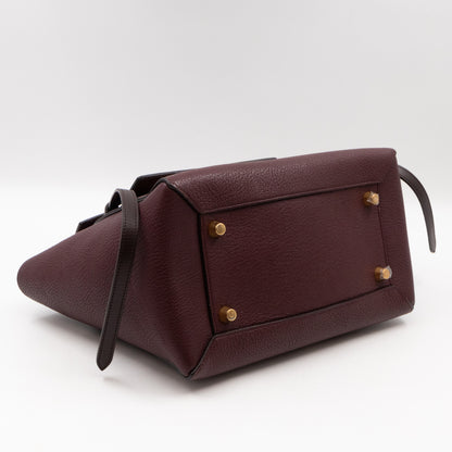 Mini Belt Bag Burgundy Leather