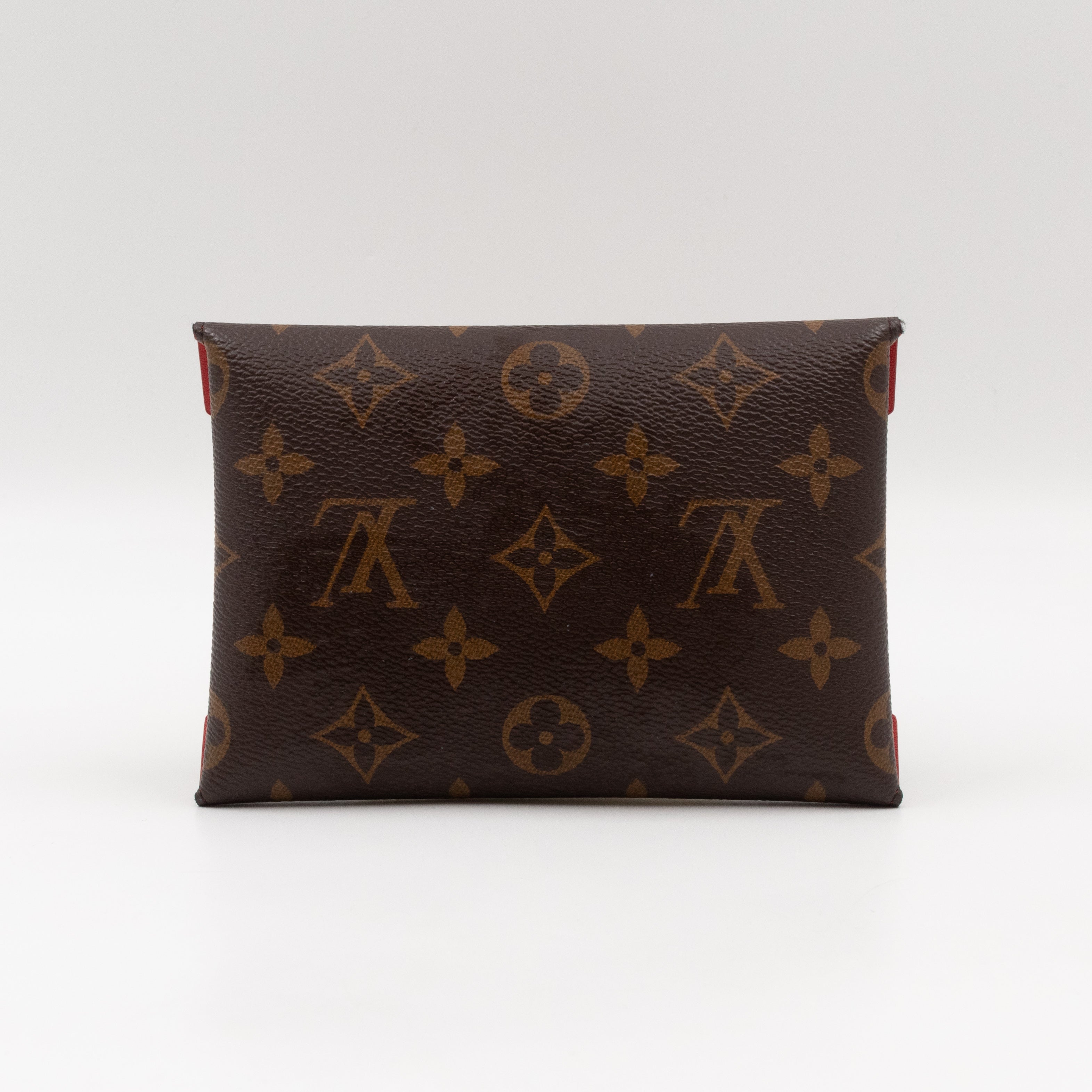 Pochette Kirigami Medium Monogram Red