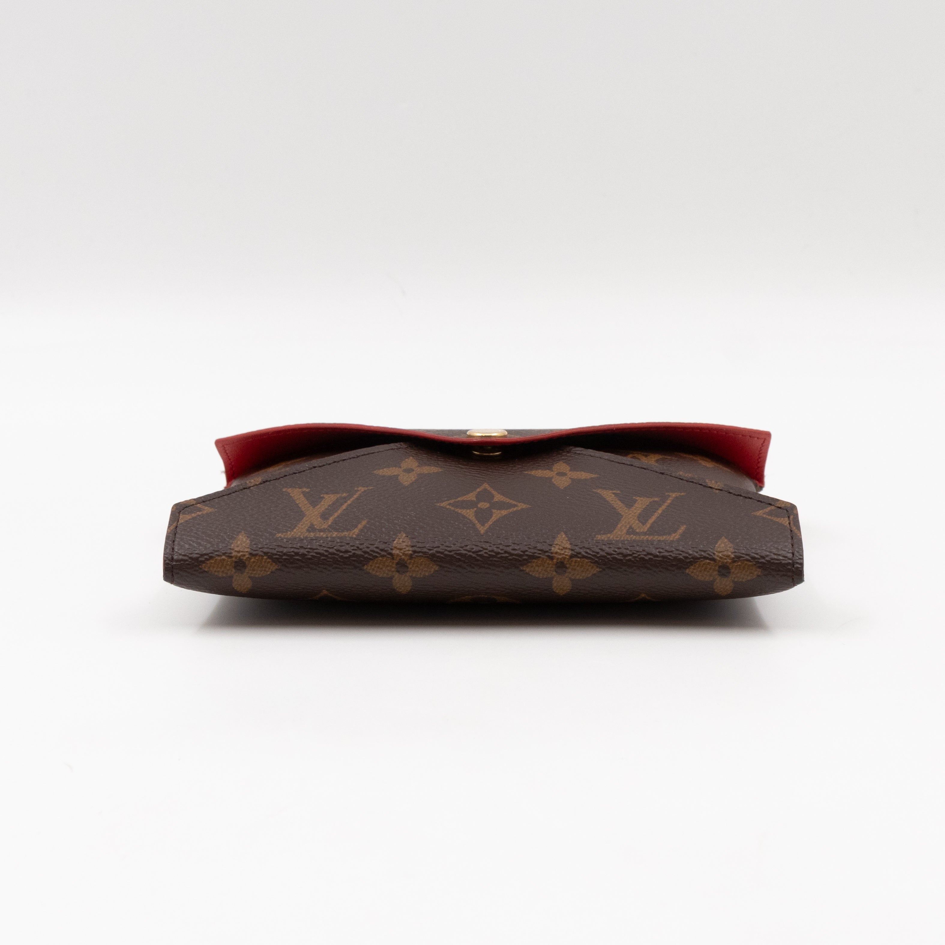 Pochette Kirigami Medium Monogram Red
