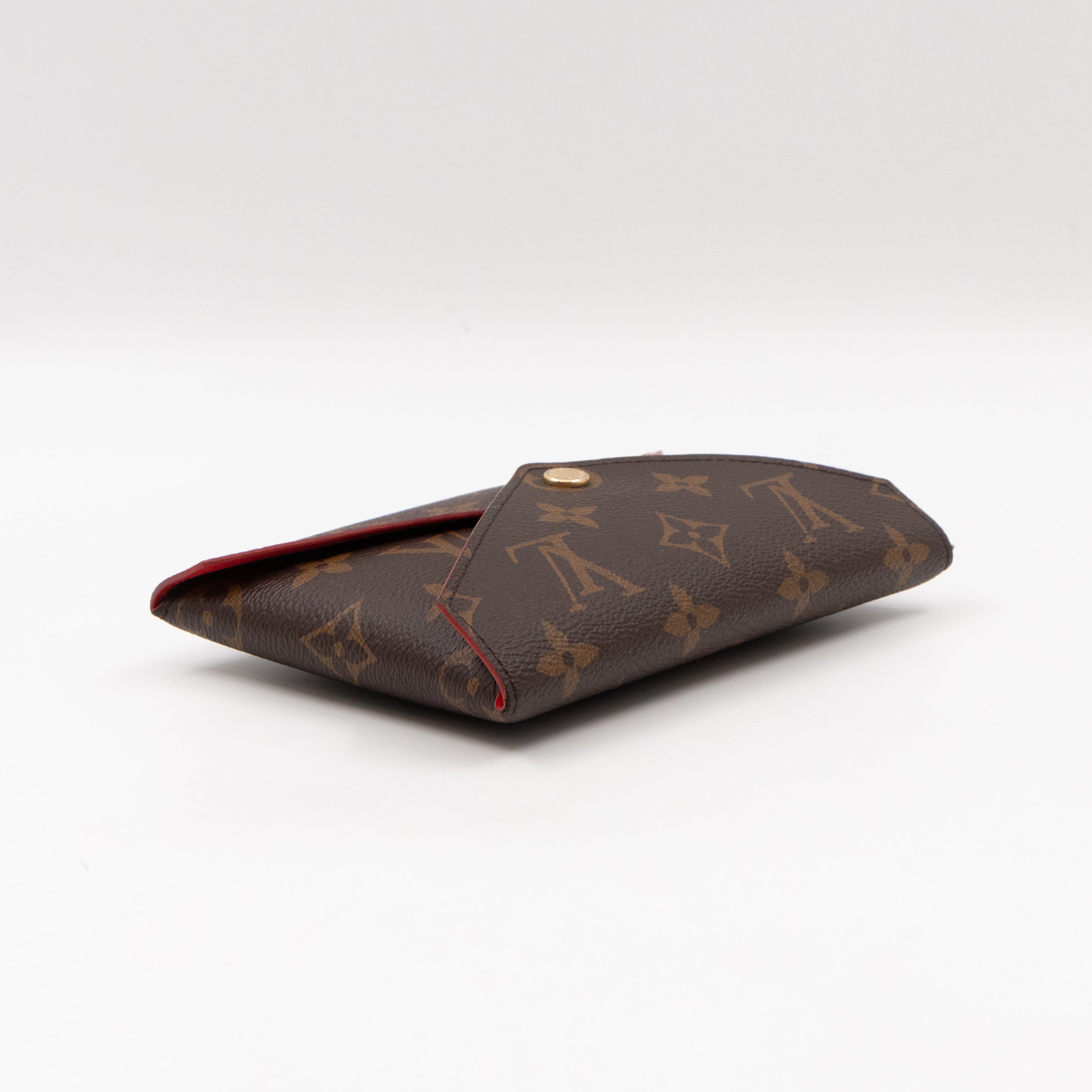Pochette Kirigami Medium Monogram Red