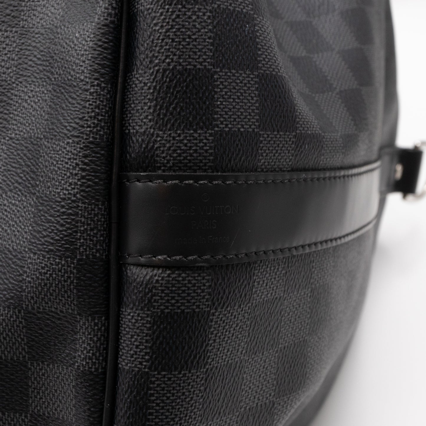 Keepall 55 Bandouliere Damier Graphite