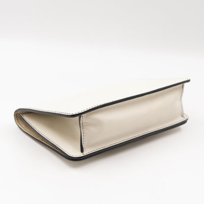 Dio(R)evolution Clutch Bag White Leather