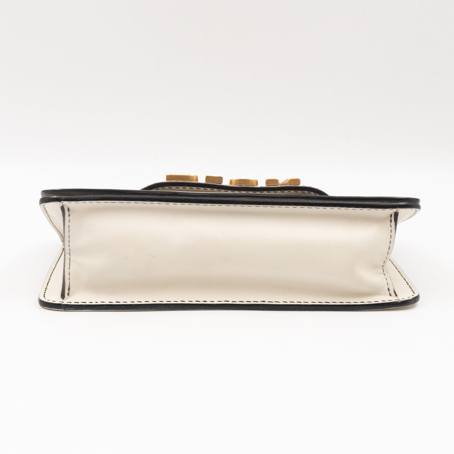 Dio(R)evolution Clutch Bag White Leather