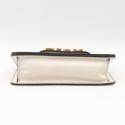 Dio(R)evolution Clutch Bag White Leather