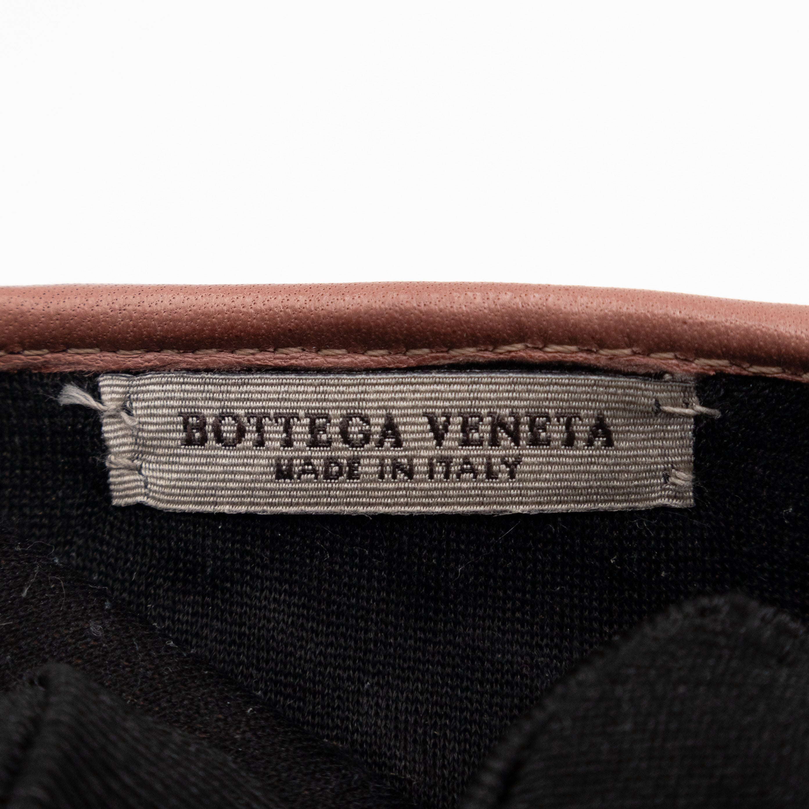 Gloves Intrecciato Blush Pink Leather