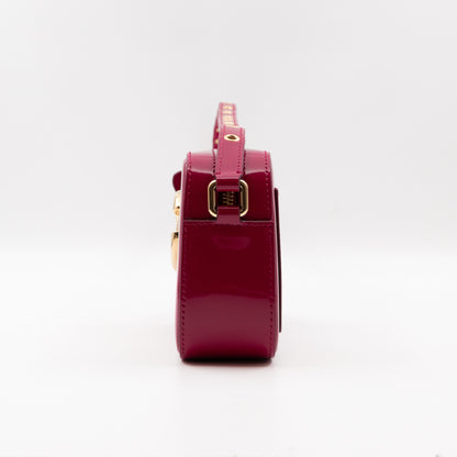 DG Logo 3.5 Crossbody Bag Fuchsia Patent Leather