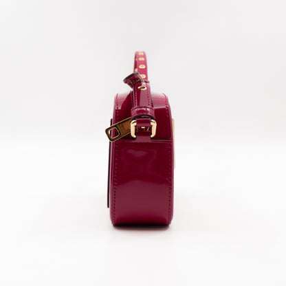 DG Logo 3.5 Crossbody Bag Fuchsia Patent Leather