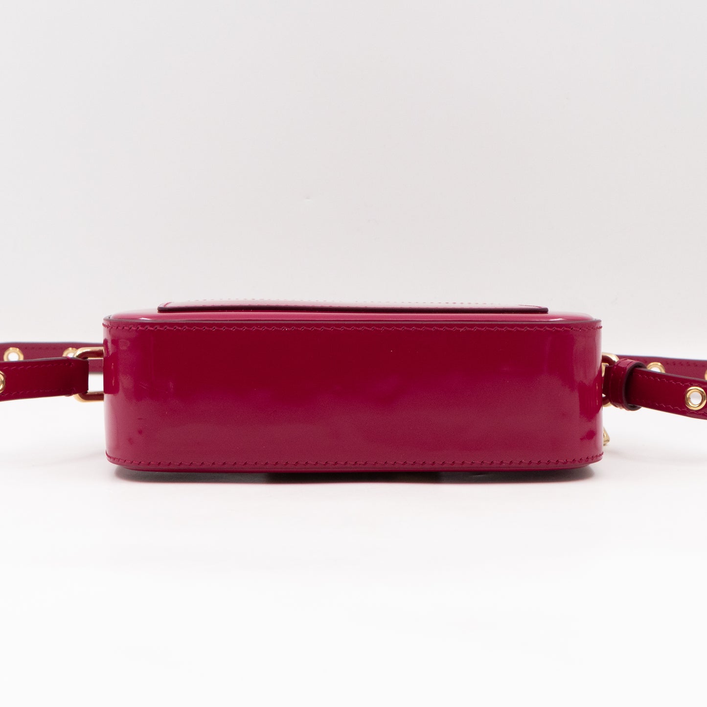 DG Logo 3.5 Crossbody Bag Fuchsia Patent Leather