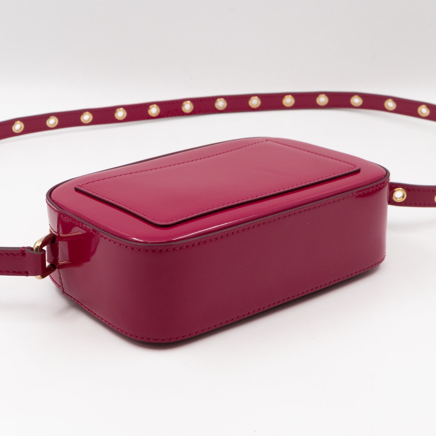 DG Logo 3.5 Crossbody Bag Fuchsia Patent Leather