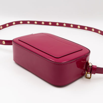 DG Logo 3.5 Crossbody Bag Fuchsia Patent Leather