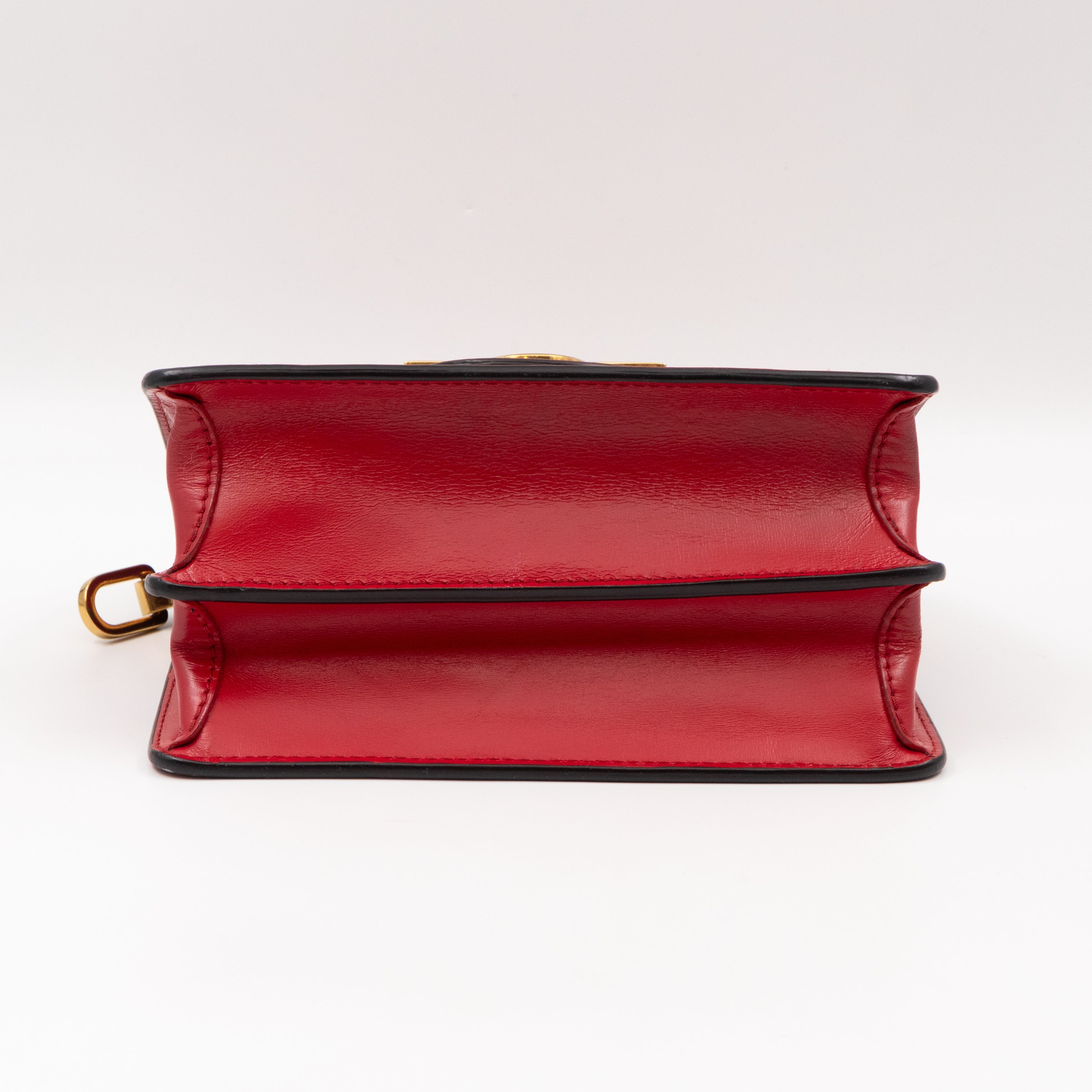 Dauphine Mini Red Monogram Vernis