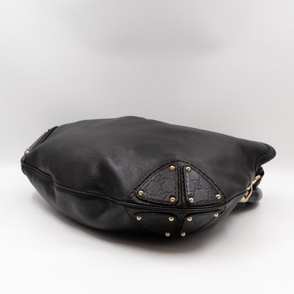 Indy Top Handle Bag Black Leather