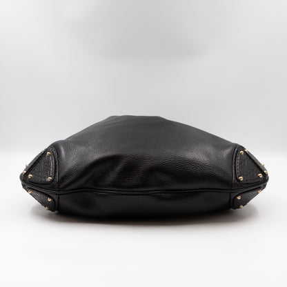 Indy Top Handle Bag Black Leather