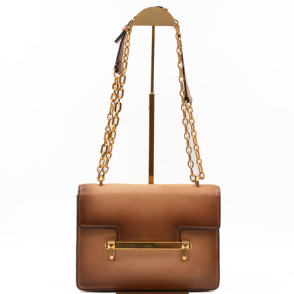 Uptown Crossbody Bag Brown Leather