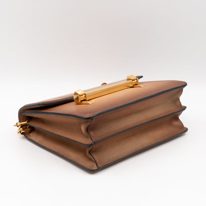 Uptown Crossbody Bag Brown Leather