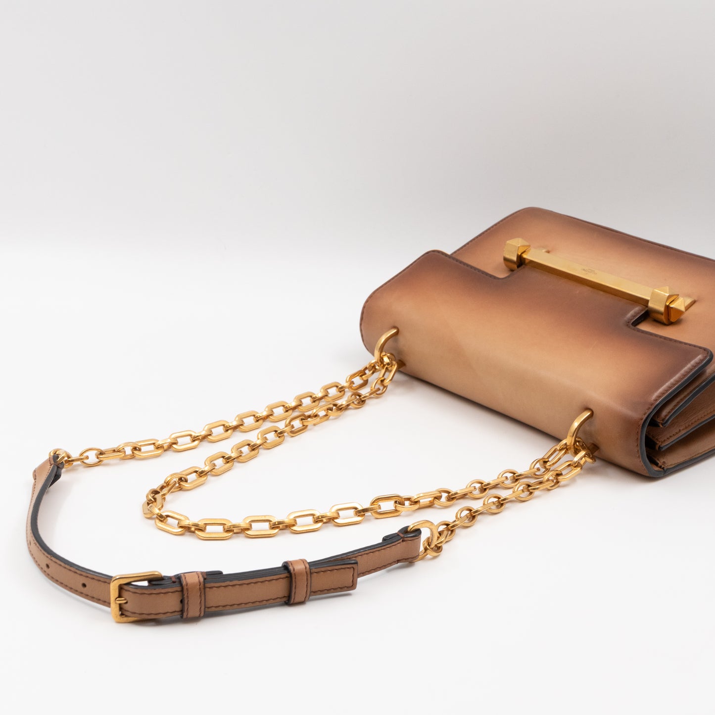 Uptown Crossbody Bag Brown Leather